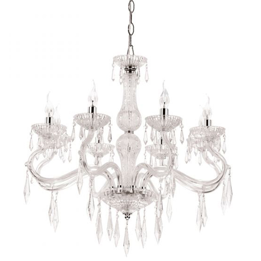 Hale Transparent 8 Chandelier