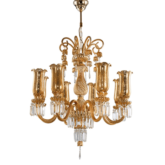 Ottoman Yellow Antique Chandelier