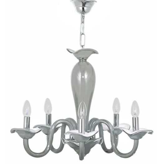 Zumra Opal Smoked Luster Chandelier