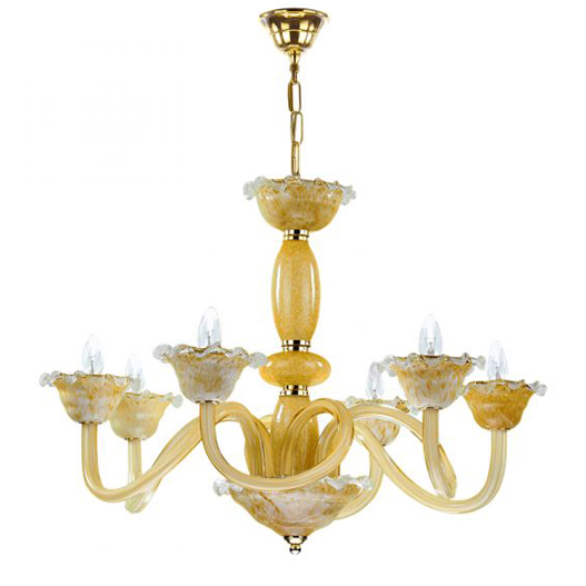 Spring 3 Caramel 6 Living Room Chandelier